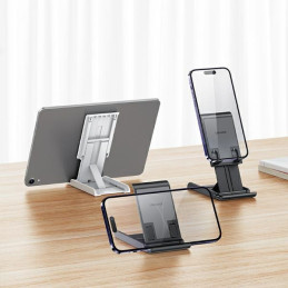 Składany stojak biurkowy USAMS na telefon/tablet biały