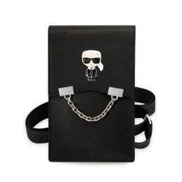 Torebka Karl Lagerfeld - Ikonik Karl Chain czarna