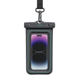 Etui USAMS wodoodporne do telefonów 6.7" IP68 czarny