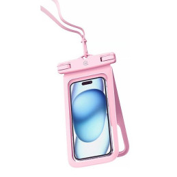 Etui USAMS wodoodporne podwójne 6.7" IP68 różowy
