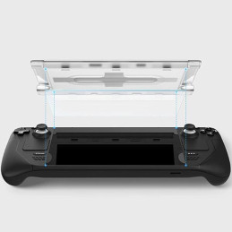Szkło do etui + Aplikator Spigen Glas.tr EZ Fit do Steam Deck / Steam Deck OLED