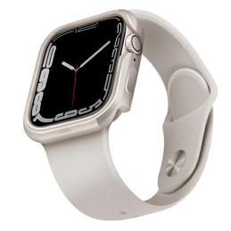 Etui ramkowe UNIQ Valencia do Apple Watch 4/5/6/7/8/9/SE/SE2 40/41mm. starlight