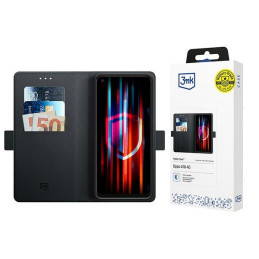 Etui 3MK Wallet Case do Oppo A78 4G, czarne