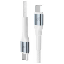Kabel 3MK Hyper Cable N-SERIES USB-C do USB-C 1m 20V/3A 60W biały