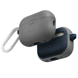 Etui UNIQ Clyde Lock Case do AirPods Pro 2 (2022/2023) szaro-niebieskie
