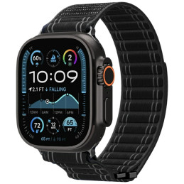 Pasek Spigen WBF0 do Apple Watch 8/9/10/11/SE/Ultra (44/45/46/49mm) czarny