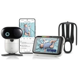 Niania elektroniczna Motorola PIP1710 Connect smart AI monitor wideo 5" stargrip biały