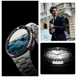 Nakładka Spigen Bezel Tune Pro Diver do Galaxy Watch 8 46mm czarny