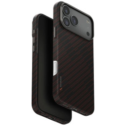 Etui UNIQ Keva EDGE do MagSafe do iPhone 17 Pro Max, pomarańczowy