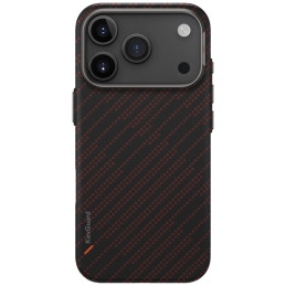 Etui UNIQ Keva EDGE do MagSafe do iPhone 17 Pro, pomarańczowy