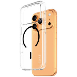 Etui CARE by PanzerGlass Flagship Urban Explorer w. Black MagSafe do iPhone 17 Pro przezroczysty