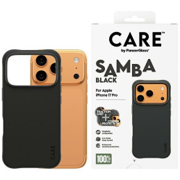 Etui CARE by PanzerGlass Fashionable Samba MagSafe do iPhone 17 Pro czarny