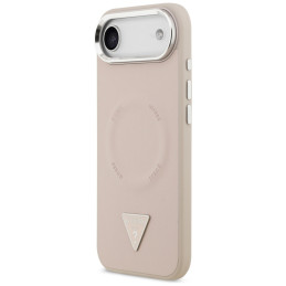 Etui Guess Triangle Logo MagSafe do iPhone Air różowy