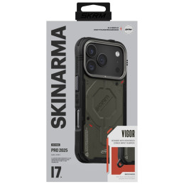 Etui Skinarma Vigor MagSafe do iPhone 17 Pro zielony