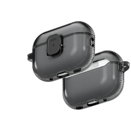 Etui UNIQ Glase Pro do AirPods Pro 3 Lock Case smoke