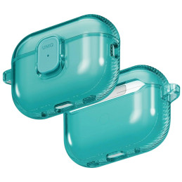 Etui UNIQ Glase Pro do AirPods Pro 3 Lock Case turkusowy