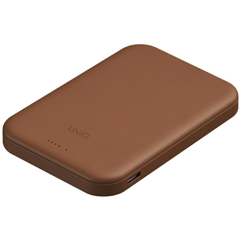 Powerbank UNIQ Lyden Lexa Magnetic 5000mAh PD USB-C MagSafe karmel