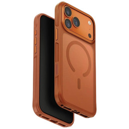 Etui UNIQ Veren do iPhone 17 Pro Magclick Charging pomarańczowy