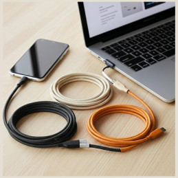 Kabel Energea Helix 60 USB-C do USB-C magnetyczny 480Mbps 60W 1.5m różowy