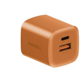 Ładowarka sieciowa Energea Ampcharge GaN35 USB-C/USB-A PD/PPS/QC3.0 35W pomarańczowy