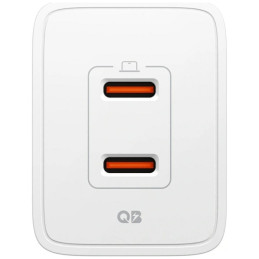 Ładowarka sieciowa Spigen Essential EE472EU 47W 2xUSB-C biały