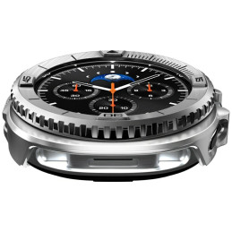 Nakładka Spigen Bezel Tune Pro Pilot do Galaxy Watch 8 Classic 46mm srebrny