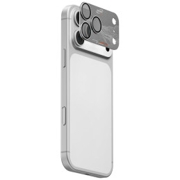 Szkło na obiektyw aparatu Skinarma Sonix Full Aluminium do iPhone 17 Pro Max srebrny