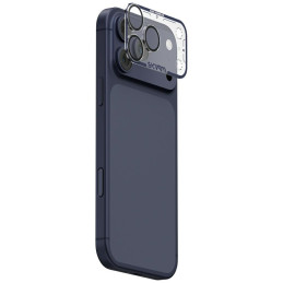 Szkło na obiektyw aparatu Skinarma Magma Full Matte do iPhone 17 Pro Max niebieski
