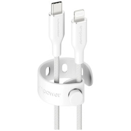 Kabel empower by PanzerGlass Racing 60W USB-C do Lightning 1.2m srebrno-biały