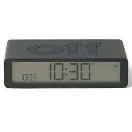 Budzik dwustronny Lexon Flip Classic ciemnoszary