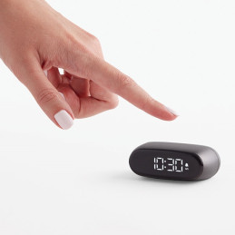 Budzik mini Lexon Minut szary