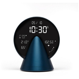 Budzik Lexon Conic Clock niebieski