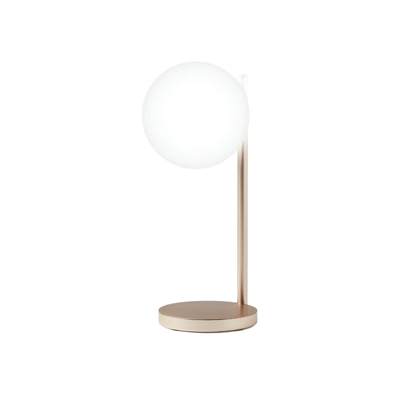 Lampa LED Lexon Bubble Lamp z ładowarką indukcyjną 15W złote