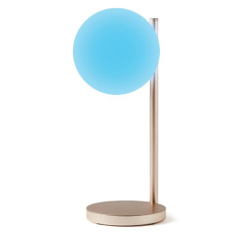 Lampa LED Lexon Bubble Lamp z ładowarką indukcyjną 15W złote