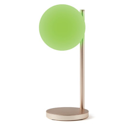 Lampa LED Lexon Bubble Lamp z ładowarką indukcyjną 15W złote