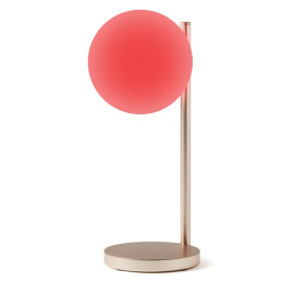 Lampa LED Lexon Bubble Lamp z ładowarką indukcyjną 15W złote