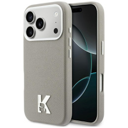 Etui Karl Lagerfeld Karl Head Logo MagSafe do iPhone 17 Pro Max szary