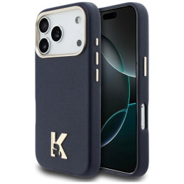 Etui Karl Lagerfeld Karl Head Logo MagSafe do iPhone 17 Pro niebieski