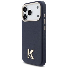 Etui Karl Lagerfeld Karl Head Logo MagSafe do iPhone 17 Pro niebieski