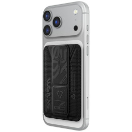 Magnetyczny Portfel Skinarma Kado Phantom Wallet do MagSafe z funkcja stojaka czarny
