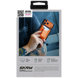 Magnetyczny Portfel Skinarma Kado Phantom Wallet do MagSafe z funkcja stojaka niebieski