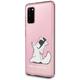Etui Karl Lagerfeld Choupette Fun do Galaxy S20 transparente