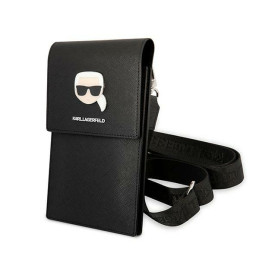 Torebka Karl Lagerfeld Metal Karl Head czarna