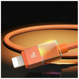 Kabel USAMS U93 30W USB-C do Lightning 1.2m pomarańczowy