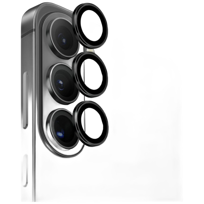 Szkło na obiektyw aparatu UNIQ Optix Aluminium Camera Lens do Samsung Galaxy S26 / S26 Plus czarny