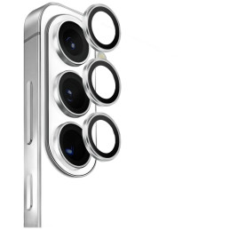 Szkło na obiektyw aparatu UNIQ Optix Aluminium Camera Lens do Samsung Galaxy S26 / S26 Plus srebrny
