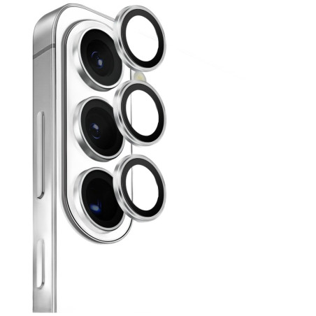 Szkło na obiektyw aparatu UNIQ Optix Aluminium Camera Lens do Samsung Galaxy S26 / S26 Plus srebrny