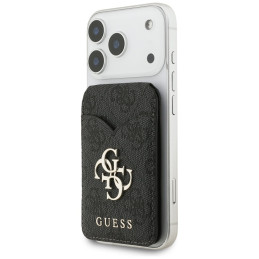 Portfel z lusterkiem Guess 4G Stand & Mirror Magsafe czarny