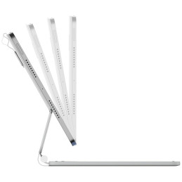 Etui Typecase Edge z klawiaturą do iPad Air 11" 2024/2025 biały