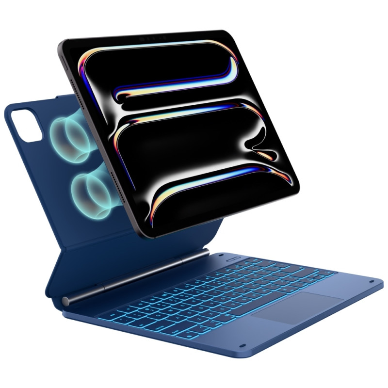 Etui Typecase Edge z klawiaturą do iPad  Pro 13" 2024/2025 błękitny pacyfik